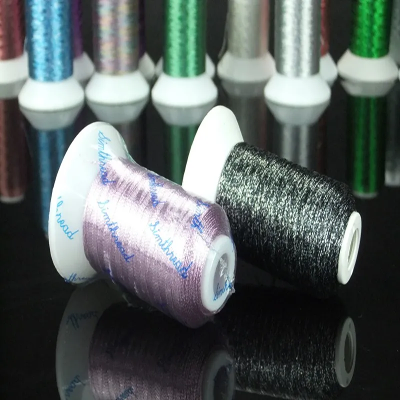 32 Colors  Simthread  Metallic embroidery thread/ Computer Embroidery Sewing Thread  For Hand Or Machine Embroidery