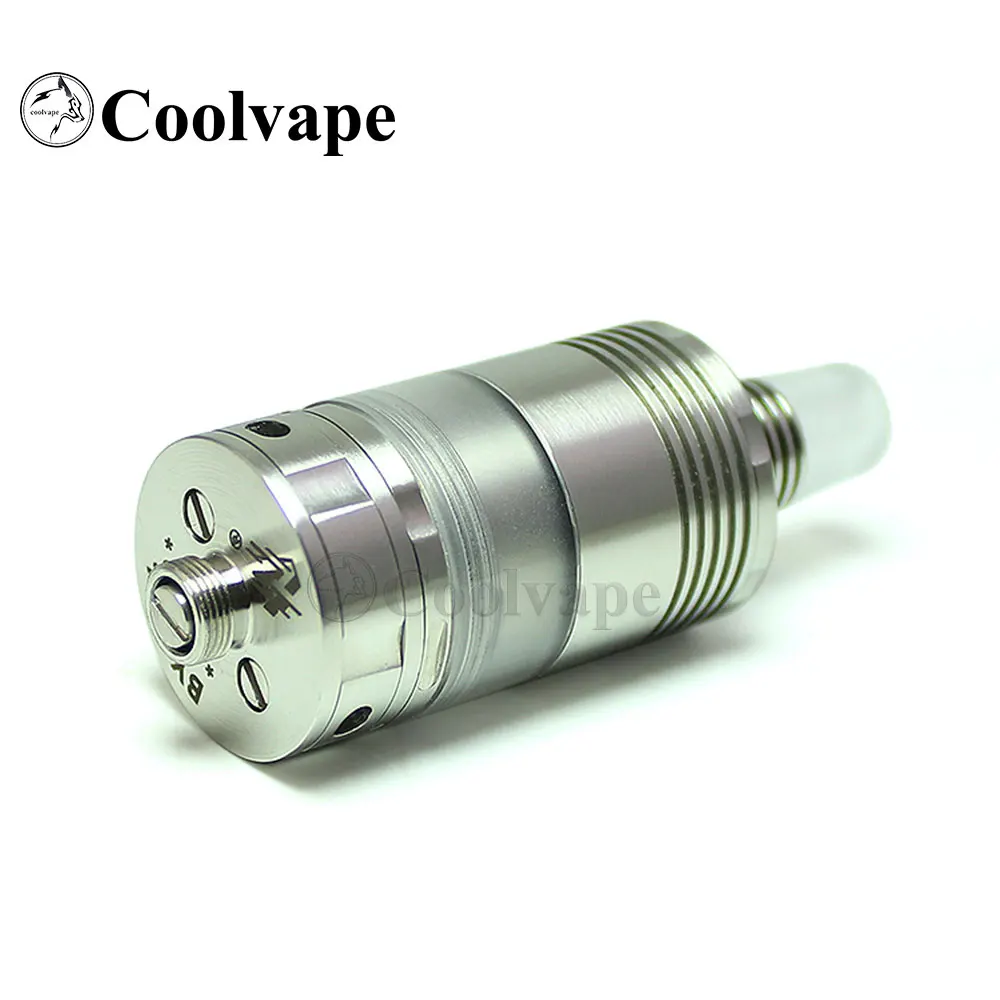 SXK BY-kA V9 MTL RTA Rebuildable Tank Atomizer Silver 5.0ml 22mm Diameter RTA