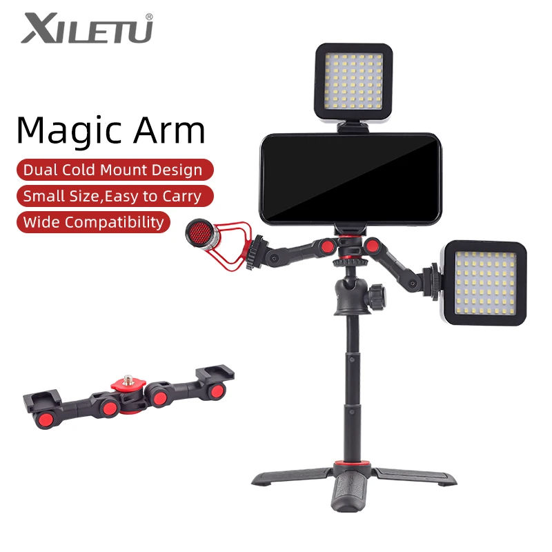 XILETU CG1 Super Magic Arm Adjustable Magic Articulated Arm for Mounting Monitor LED Light LCD Video Camera Flash Camera DSLR