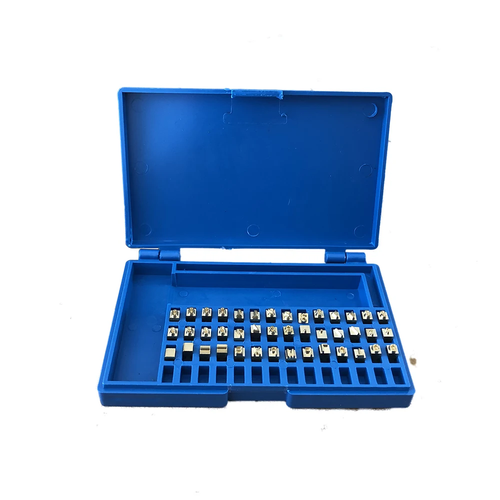 0ถึง9ที่กำหนดเองตัวอักษร,ตัวเลข,ตัวอักษรสำหรับ FR-1000 Solid-หมึกต่อเนื่องแถบซีลส่วนเครื่องซีล