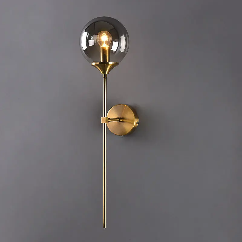 

Modern Glass Wall Lamp Gold Sconce Wall Lights for Home Lighting Fixtures Bedroom Bathroom Led Mirror Lights Industrial Decor