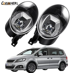 2 X Canbus Fog Light Assembly 30W 6000LM Car Right + Left LED Lens Fog Daytime Running Lamp 9006 12V For Seat Alhambra 2010-2016