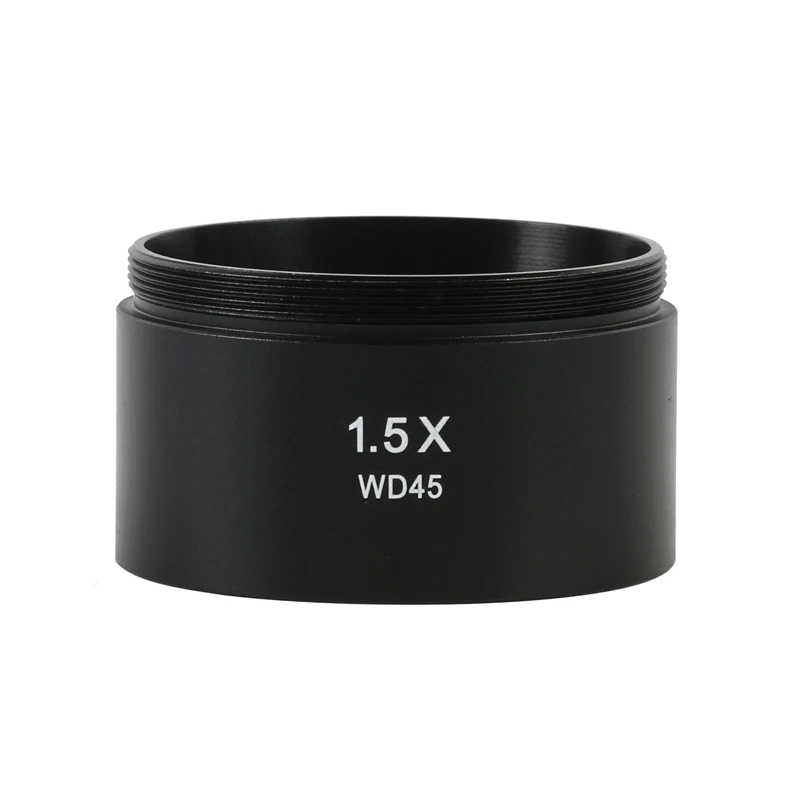 WD30 WD165 WD120 0,3X0,5X0,7X0,75 X 1X 1,5 X 2X Trinocular Mikroskop Stereo Mikroskop Hilfs ziel Objektiv Barlow Objektiv – Detail 5