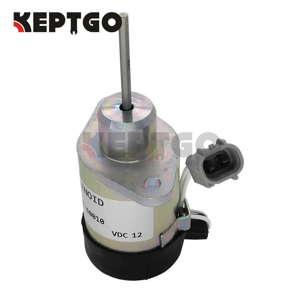 

For Kubota Actuator Solenoid D1503 V2203 Fuel Shutoff Solenoid 1G939-60010 12V