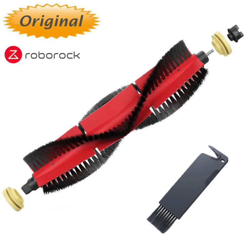 Original Roborock 2020 New Detachable Main Brush,5 Arms Silicon Side Brush Roll Brush For Roborock S4 E4 S50 S5MAX S6 S6MAX