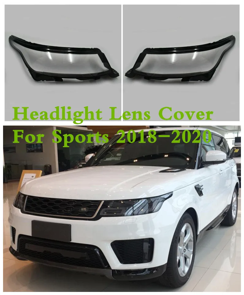 

Headlamp Headlight Transparent Cover for LAND ROVER RANGE ROVER SPORTS Lens Front Auto HighQlty 2018-2020 Light Shell Lamp Shade