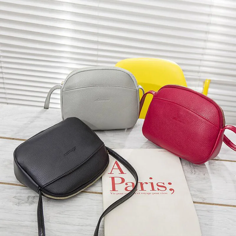 Hot Sale Fashion Shoulder Bag Litchi Pattern Leather Messenger Crossbody Bags for Women Handbags