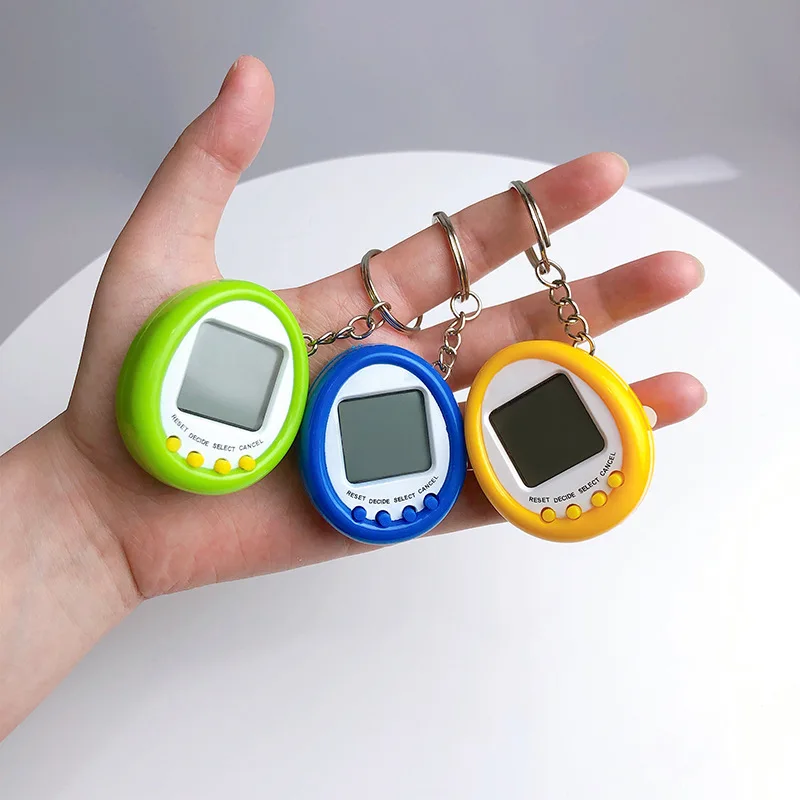 Brinquedos eletrônicos do animal de estimação tamagotchis animal de estimação levantando jogo chaveiro 90s nostálgico 49 animais de estimação em um virtual cyber brinquedo do animal de estimação para o presente das crianças