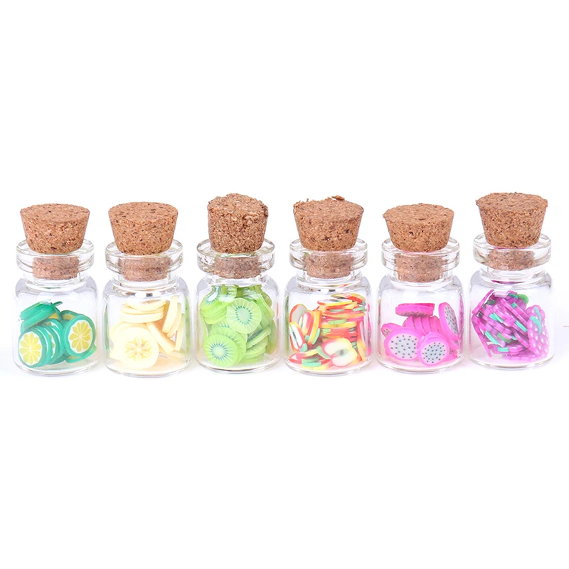 1/2/4/5pcs 1:12 Dollhouse Miniature Food Snacks Glass Jars Candy Bar Food Jar Kitchen Decoration Dolls Accessories Children Toys