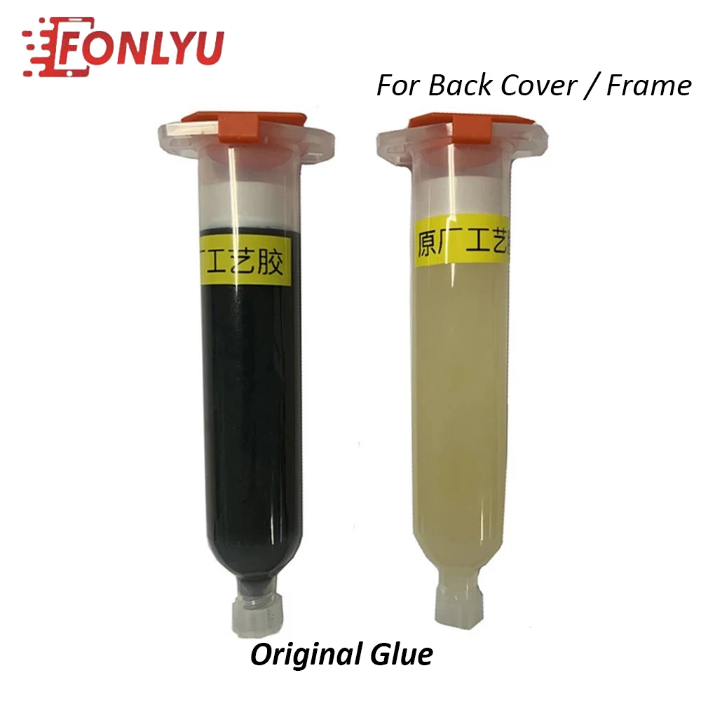 Fonlyu Original Liquid Glue Sticker for For iPhone 12 Pro Max Middle Frame Back Cover Bracket Bonding Pur Rework Adhesive