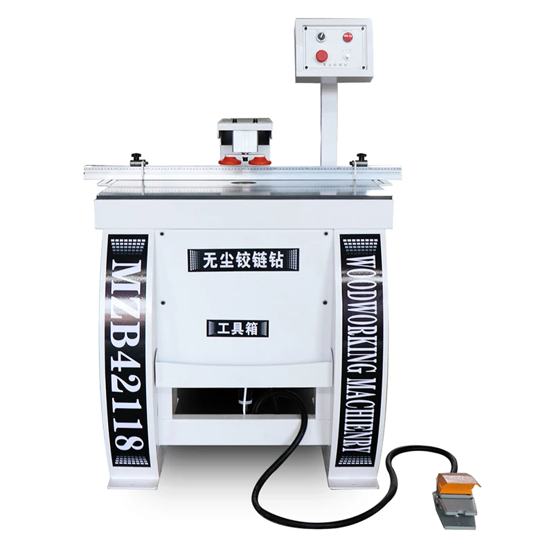 

woodworking furniture hinge driller machine wood hole drilling boring machinery with dust collect