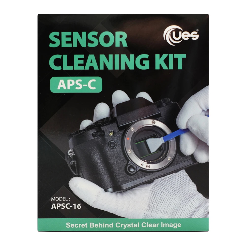 NEW UES Sensor Cleaning Kit APSC Clean Swab 14Pcs + 15ml CCD CMOS Cleaning Solution Fluid for DSLR Matrix Clean