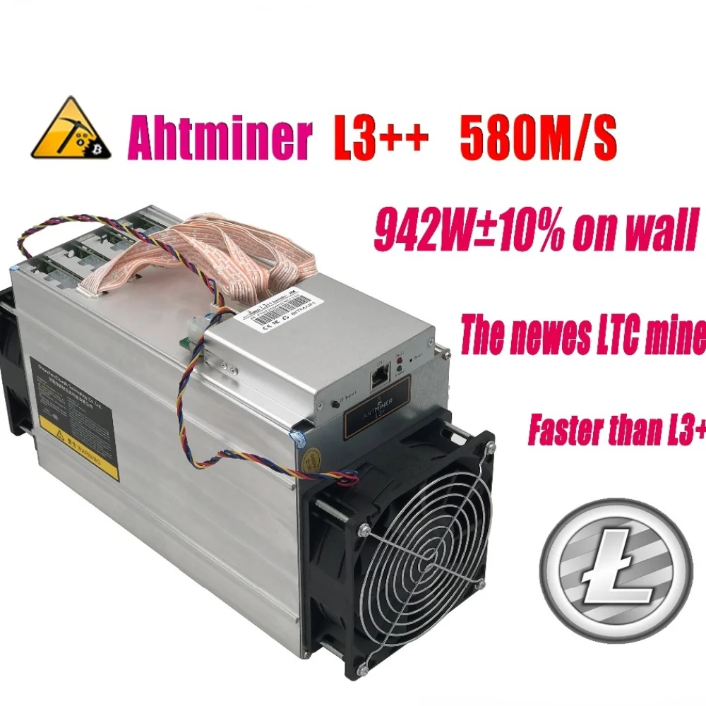 

ETH BTC Antminer L3 ++ Bitmain L3 ++ Antminer 580MH/s-brand old & In HAND, usado, envío gratis desde KUANGCHENG, en stock