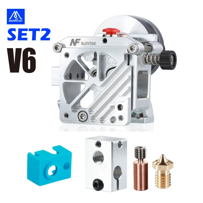 Top Lightweight NF-sunrise V1.2 Dual Drive Extruder For Upgrade Aquila Ender 3 V2 Voron Blv Prusa 3D Printer Parts