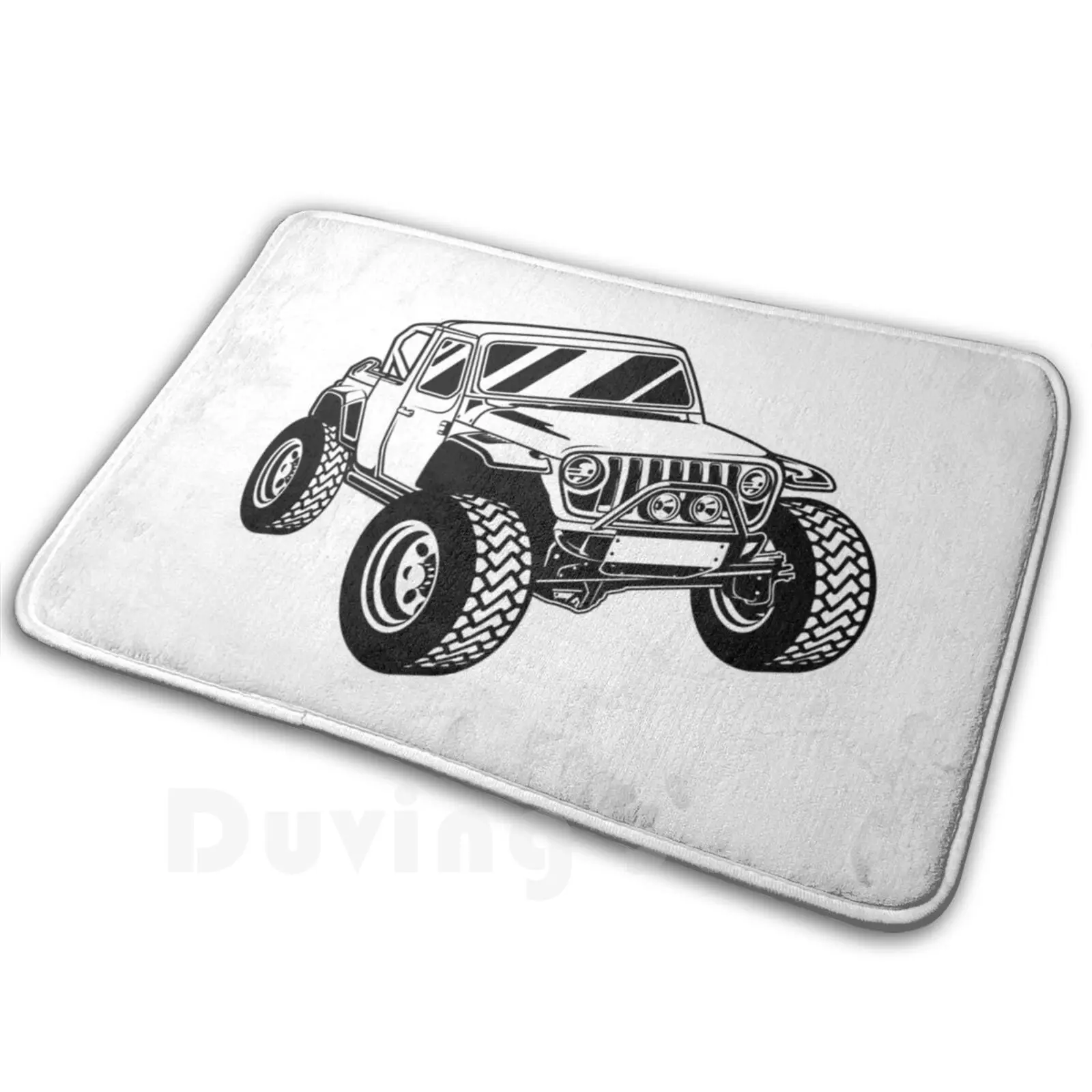 Offroad 4wd Car Mat Rug Carpet Anti-Slip Floor Mats Bedroom 4 X 4 Car Offroad Off Road Truck Mud Landcruiser Terrain Racing Car