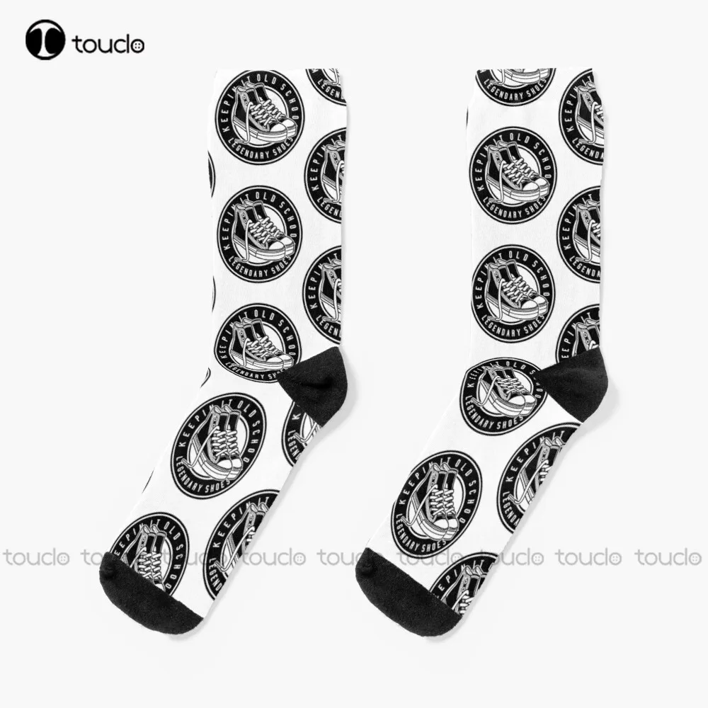 Keepin It Old School Socks Girls Soccer Socks Christmas Gift Unisex Adult Teen Youth Socks Custom 360° Digital Print Women Men