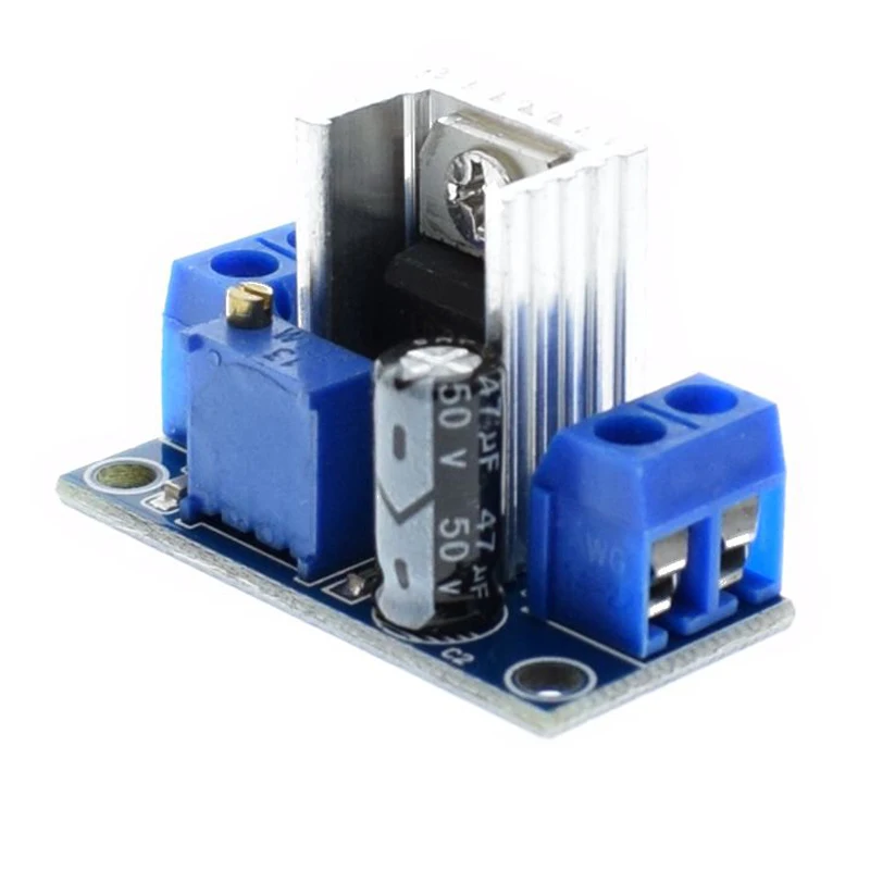 LM317 DC-DC 1.5A 1.2-37V Adjustable Power Supply Board DC Converter Buck Step Down Module Adjustable Linear Voltage Regulator