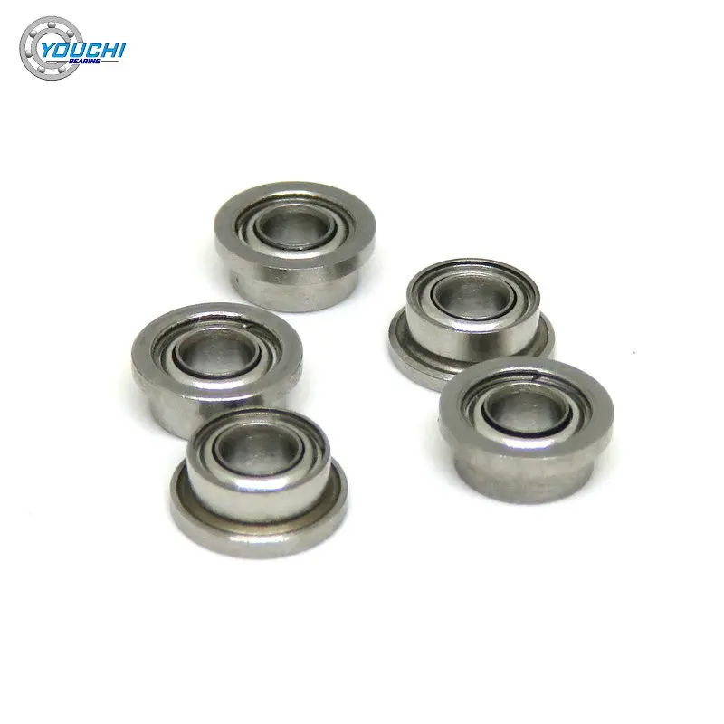 

10pc SFR133 ZZ 0.0937x0.1875x0.0937 inch Ceramic Ball Flanged Bearing SFR133C FR133Z 2.38x4.762x2.38mm Miniature Flange Bearing