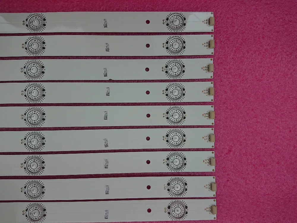 (New Kit) 9 PCS SVH480A08 4LED REV02 480mm LED backlight strip for 48 inch TV LED48EC520UA LED48K300U