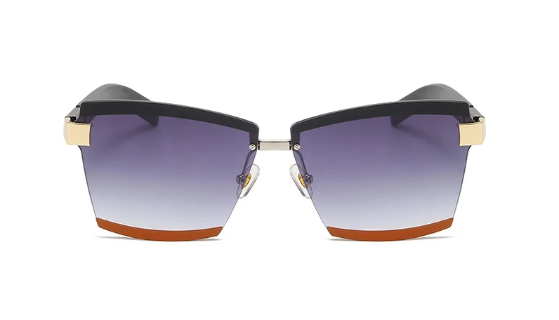 47391 randlose Platz Luxus Sonnenbrille Marke Designer Männer Frauen Fashion Shades Uv400 Vintage Gläser – Detail 8