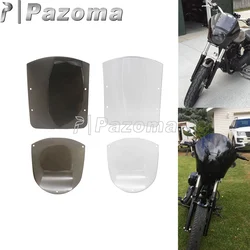 Clear Windshield Quarter Headlight Fairing Replacement Windshield Wind Screen For Harley Dyna Sportster XL1200R XL1200S XL1200L