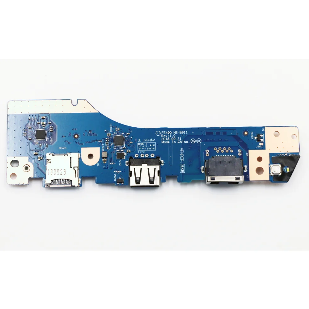 

New Original USB Sub Card Board Connector For Lenovo Thinkpad E490 I/O board Network Card Board NS-B911 FRU 02DL870