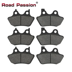 1/2/3 Pairs Motorcycle Front Rear Brake Pads For Harley Dyna Super Wild Glide FXDX FXDWG Rider FXDXT FXDS Sportster XL1200S Moto