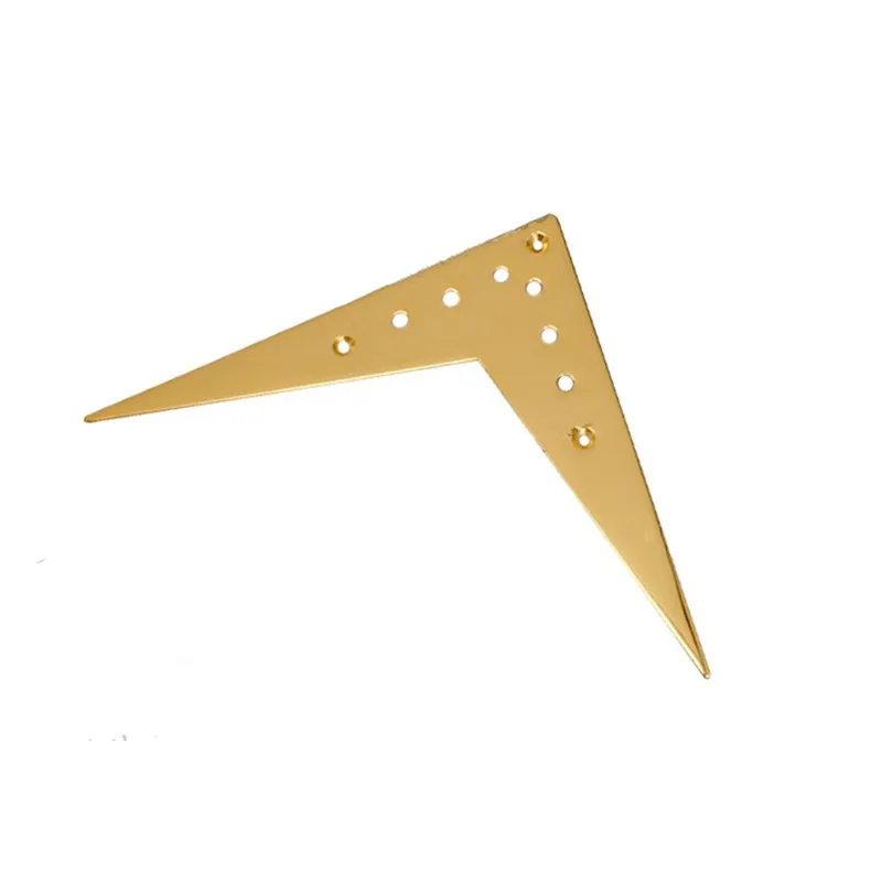 1 Stück V-Stil E-Gitarre Metall brücke Saitenhalter Platte Gitarre Zubehör Teile Chrom Schwarz Gold zur Auswahl – Detail 3