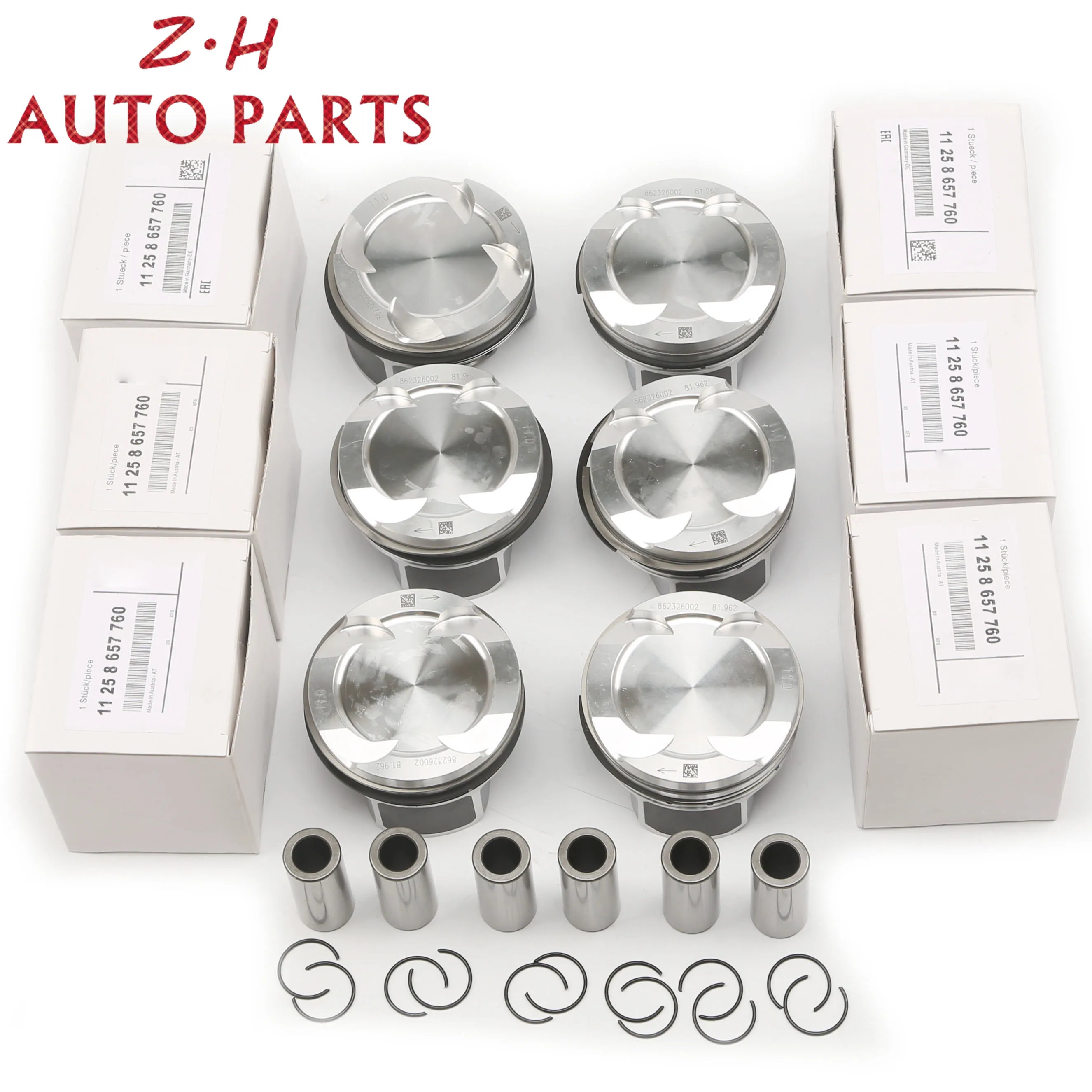 For BMW G32 640i xDrive M G12 740Li xDrive F36 F33 440i xDrive G30 540i F32 440i B58 3.0T Pistons & Rings Set Φ82MM 11258637807