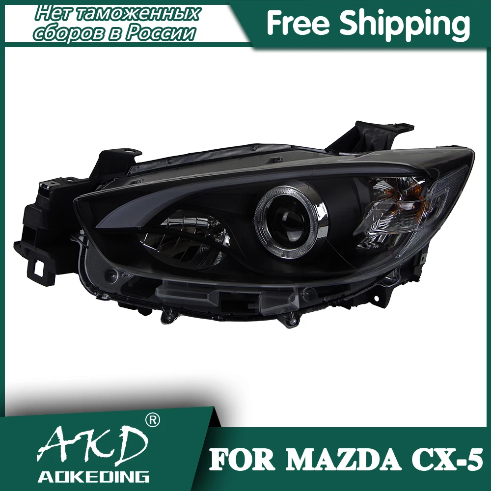 Headlights For Mazda CX-5 2012-2016 cx 5 DRL Day Running Light Head Lamp LED Bi Xenon Bulb Fog Lights Tuning Car Accessory