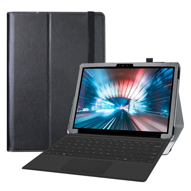 Case For 12.3 Dell Latitude 7200 2 in 1 Tablet Not Fit 7200 Laptop Folding Cover with Elastic Closure AliExpress