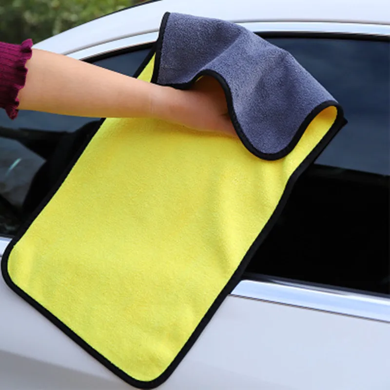 Car Coral Fleece Auto Wiping Rags Efficient Super Absorbent Microfiber Cleaning Cloth Home Car Washing Cleaning Towels