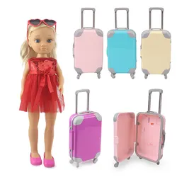 New Lovely Travel Suitcase Fit 42cm FAMOSA Nancy Doll, Doll Shoes Accessories