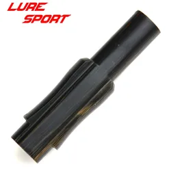 LureSport 2pcs Black Wood Burl Wood Part for Reel Seat  Rod Building Components DIY Accessory