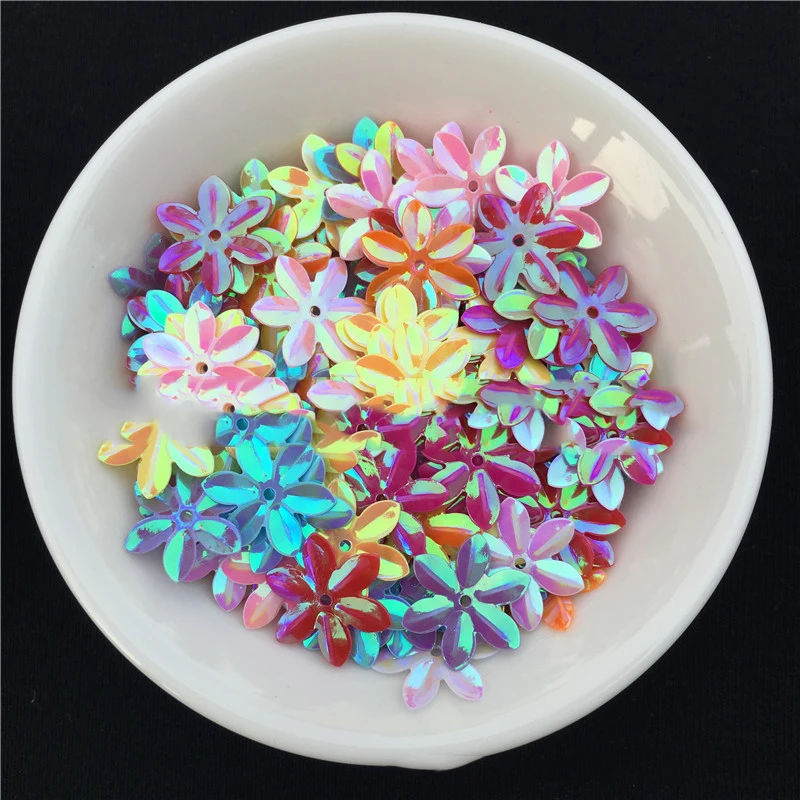 

6000pcs Glitter 14mm PVC Loose Sequins for Crafts Flower Paillettes Sewing Accessories Christmas Wedding Decoration Confetti
