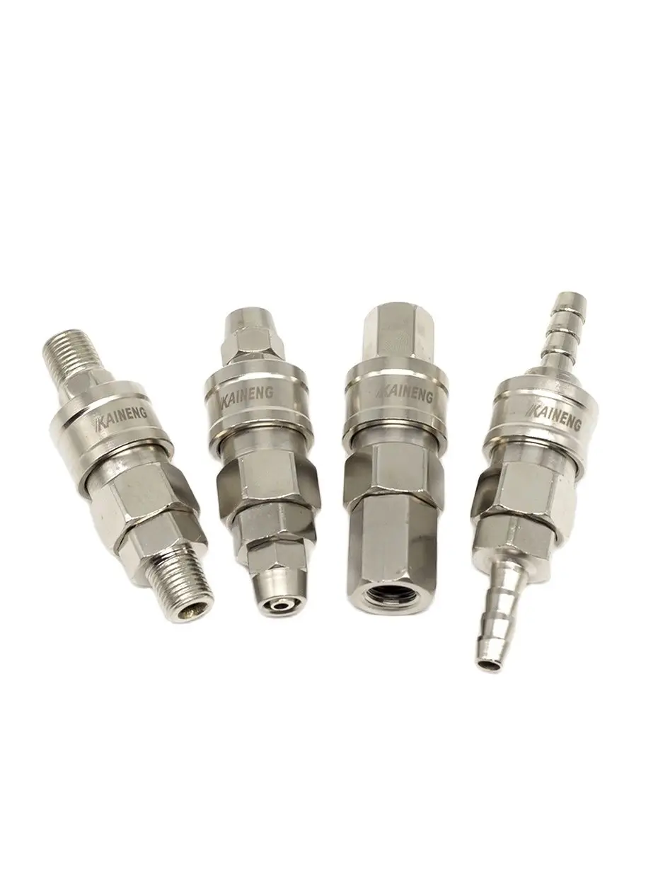 

C type all-steel self-locking oxygen pipe Pagoda PU tube pneumatic quick connector Japanese quick connection quick plug