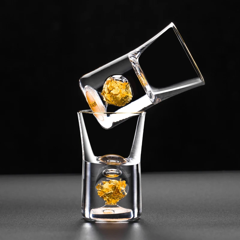 Imagem -05 - Conjunto Decantador de Vidro Manual Conjunto de Cristal Fabricado em 24k Licor de Folhas de Ouro Puro Bebidas Decantadoras Dispensador de Alta Qualidade