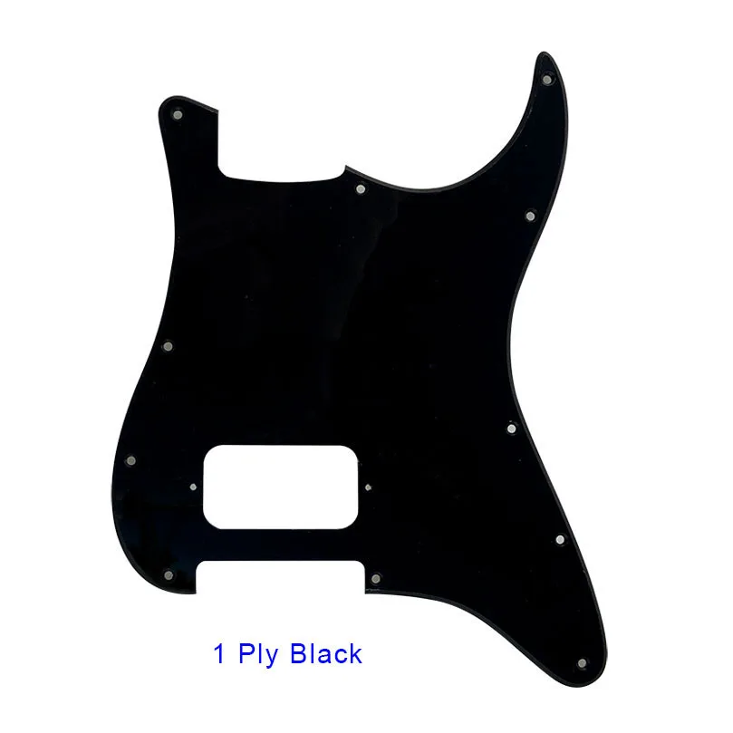 Pleroo Custom Parts 11 Screw Holes Pickguards Suit For Fender Tom Delonge Strat Guitar US St Bridge Humbucker No Control Holes