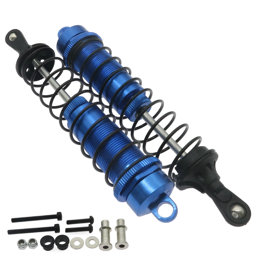 Alloy 2pcs Complete rear Shock for rc hobby model car 1-10 VRX Octane VETTA Karoo FTX Outlaw upgraded hop-up parts