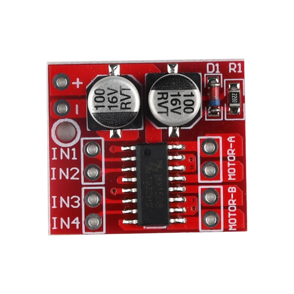 Modulo Driver motore cc MX1508 a 2 vie 1.5A velocità PWM Dual H-Bridge Stepper L298N