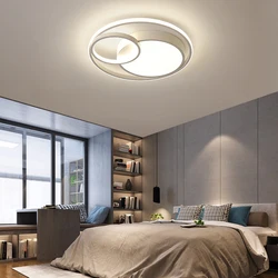 Lustre moderno LED para sala de estar, Lustre de teto do quarto, Iluminação interior em casa, Luzes do corredor, Deco Tech