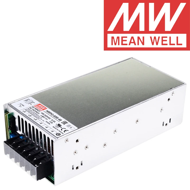 Original Mean Well HRPG-600 series DC 5V 12V 24V 36V 48V meanwell 600W single output with PFC Function Switching Power Supply