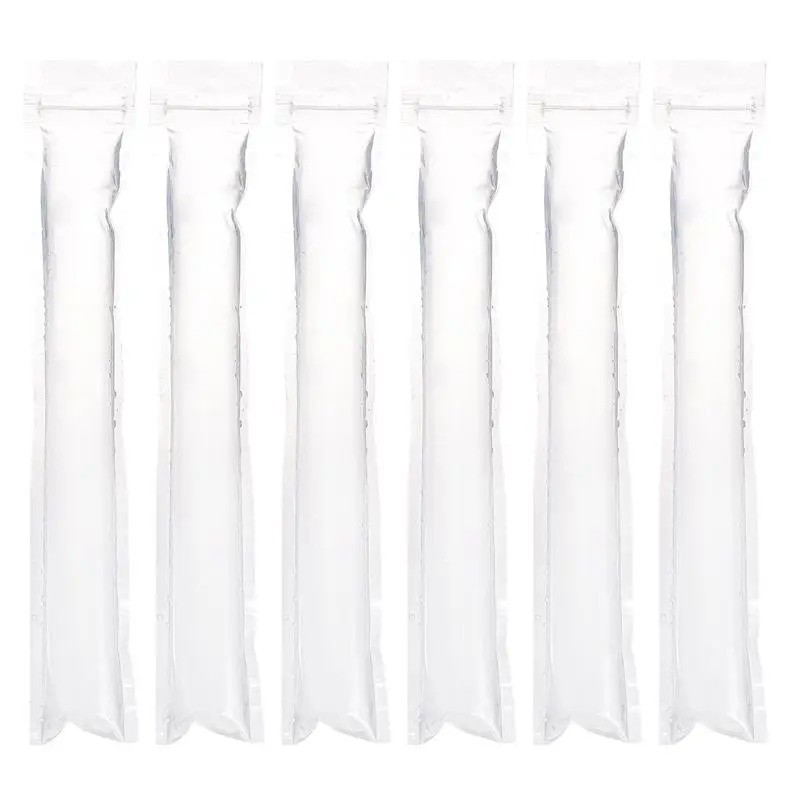 

60pcs DIY Ice Pop Bags Disposable Transparent Ice Packs Sealing Bag DIY Popsicle Ice Cream Bag