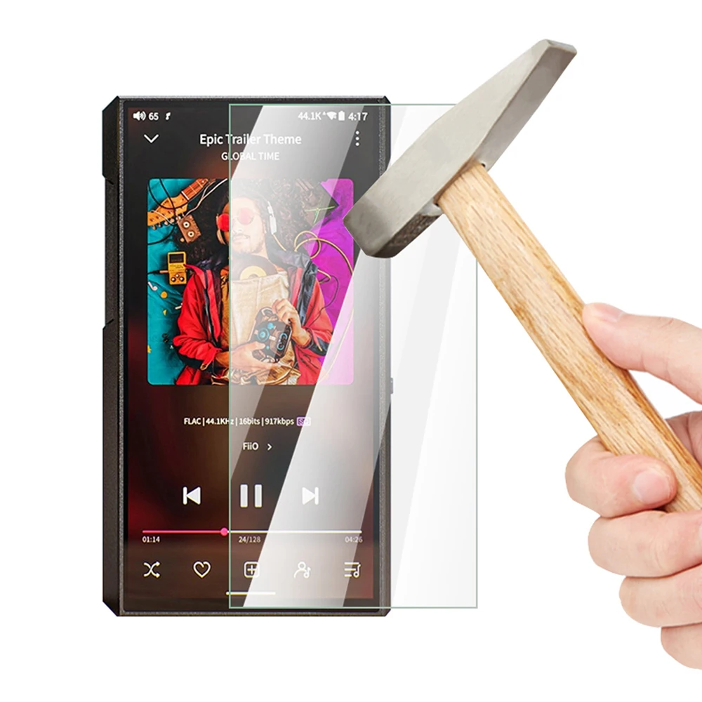 9H Premium กระจกนิรภัยสำหรับ Fiio M11 Plus LTD 5.5นิ้ว MP3 Scratch-Proof Screen Protector ด้านหน้ากลับฟิล์ม