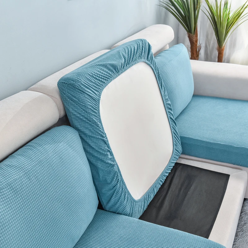 Sofa-Sitzkissenbezug Möbelschutz für Haustiere und Kinder Dehnbarer Waschbarer Abnehmbarer Überzug Sofabezug Sofaschoner