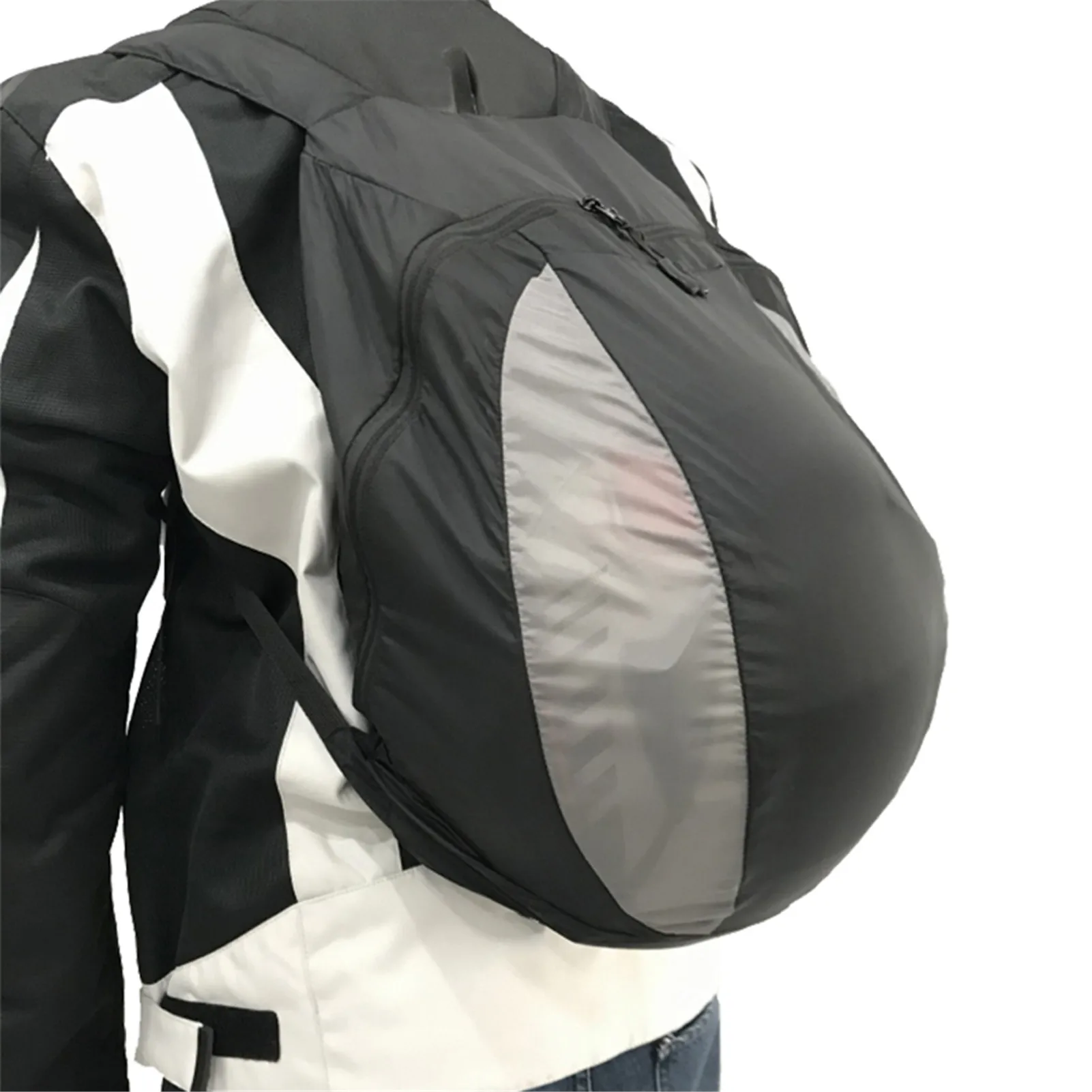 

28L Helmet Bag Motorcycle Backpack Splash-Proof Riding Helmet Bag Outdoor Fitness Basketball Sneakers Bag Laptop Sports