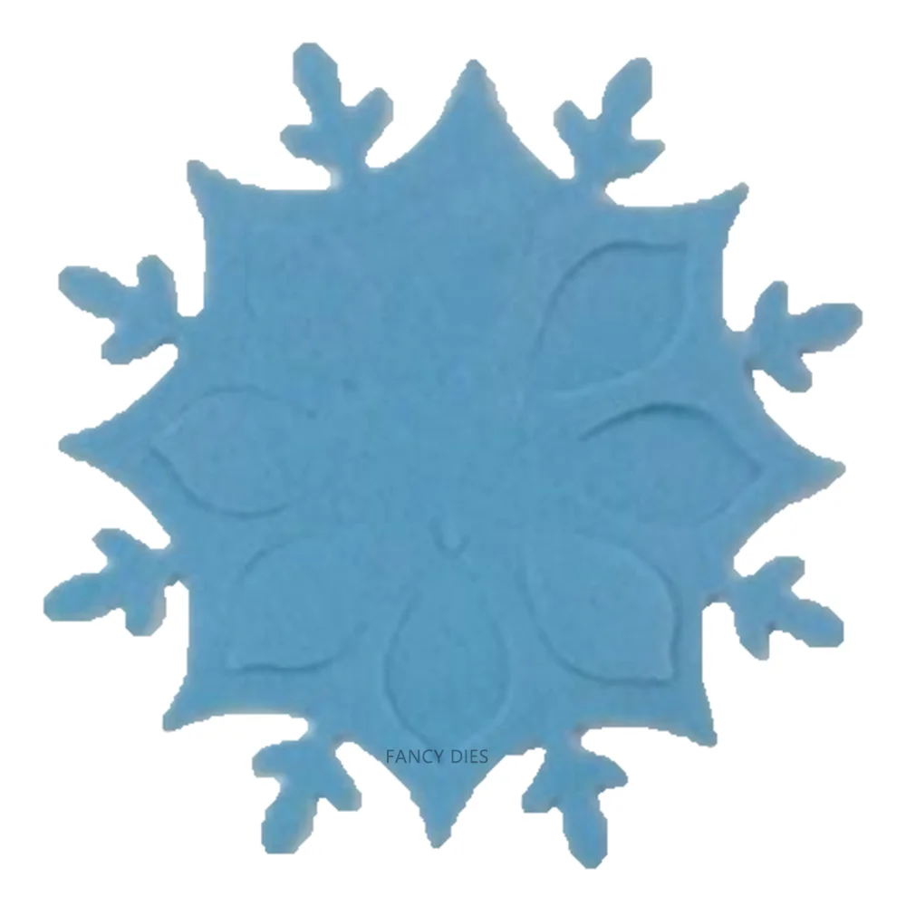 Snowflake Mat Cutting Dies Christmas Decoration Wood Die Suitable for Common Die Cutting Machines on the Market