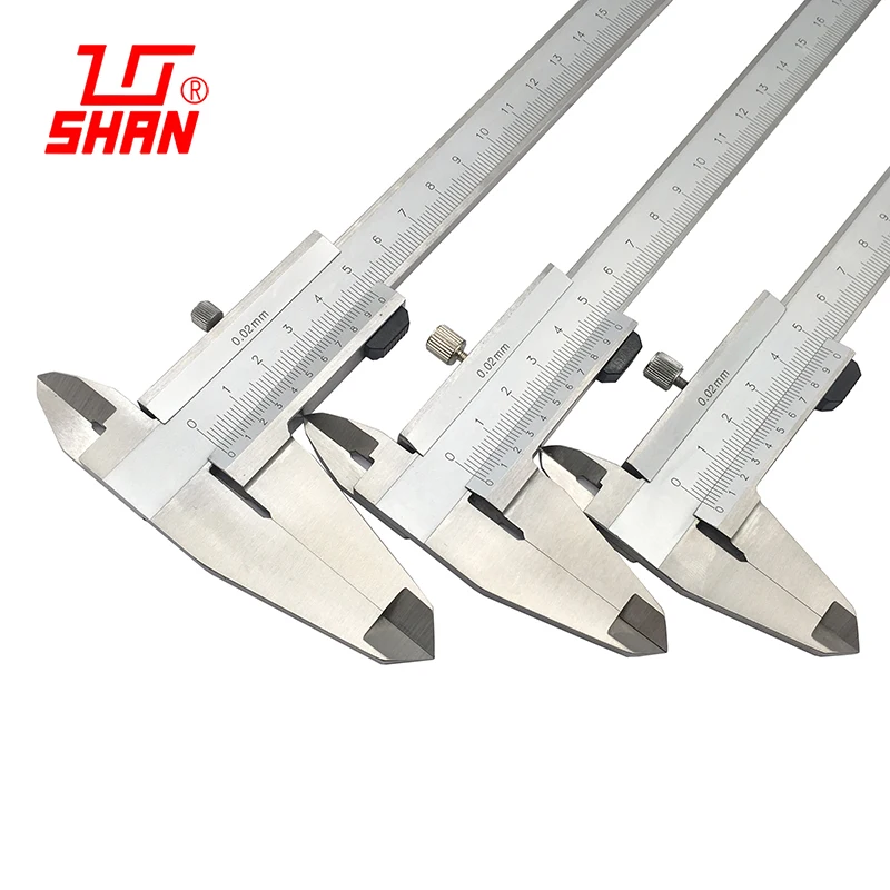 Vernier caliper 0.02mm 0-150 0-200 0-300mm high precision stainless steel vernier calipers digital caliper measuring tool