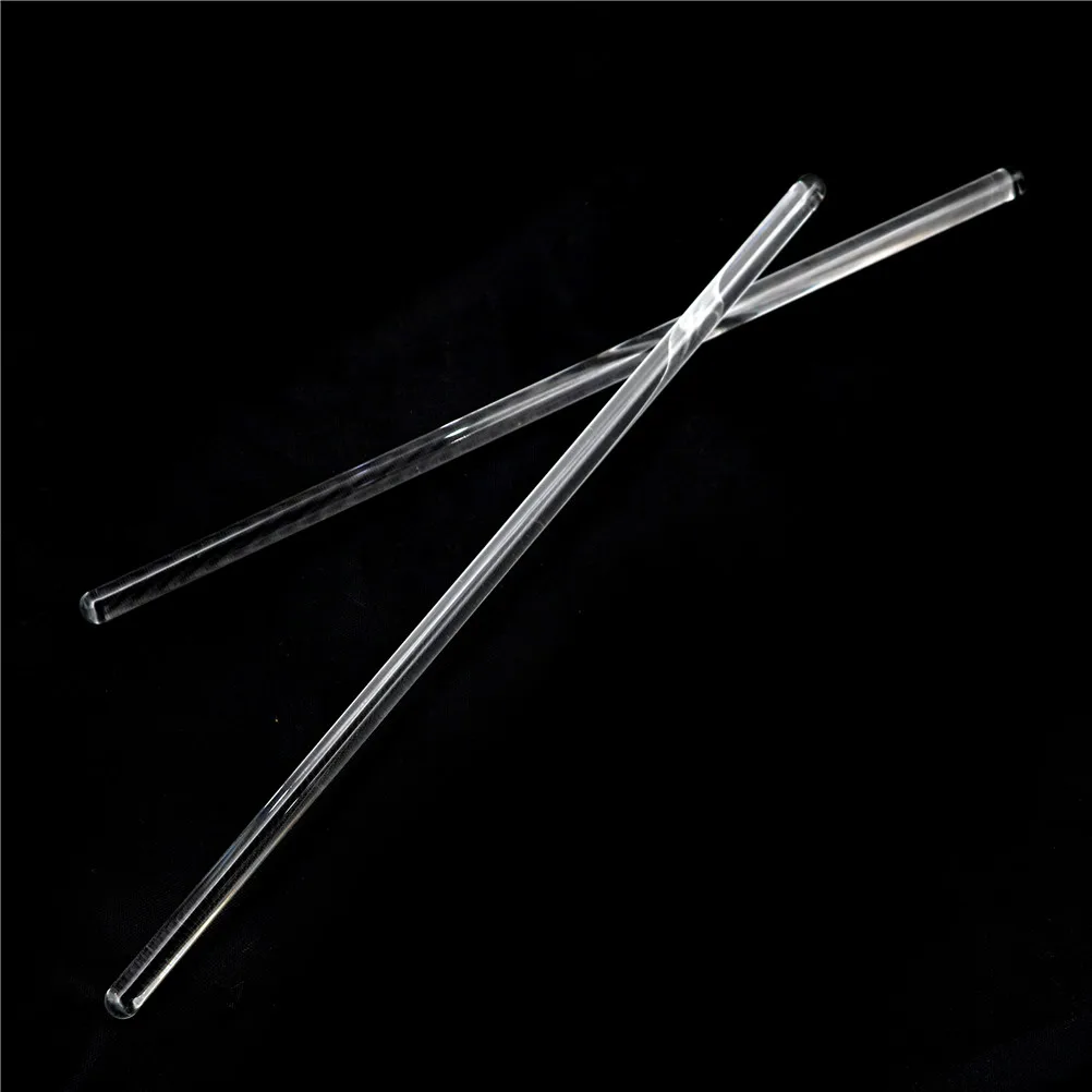 2pcs 6*200mm  Glass Stirring Rod For Lab Use Stiring Stirrer Laboratory 150mmx5mm Transparent School Glass Buret Mixer Wholesale