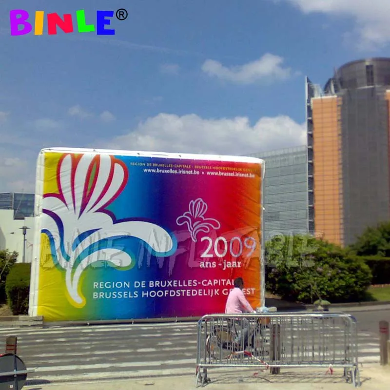 hot sale fully printed inflatable billboard,giant advertising sign for outdoor promotion